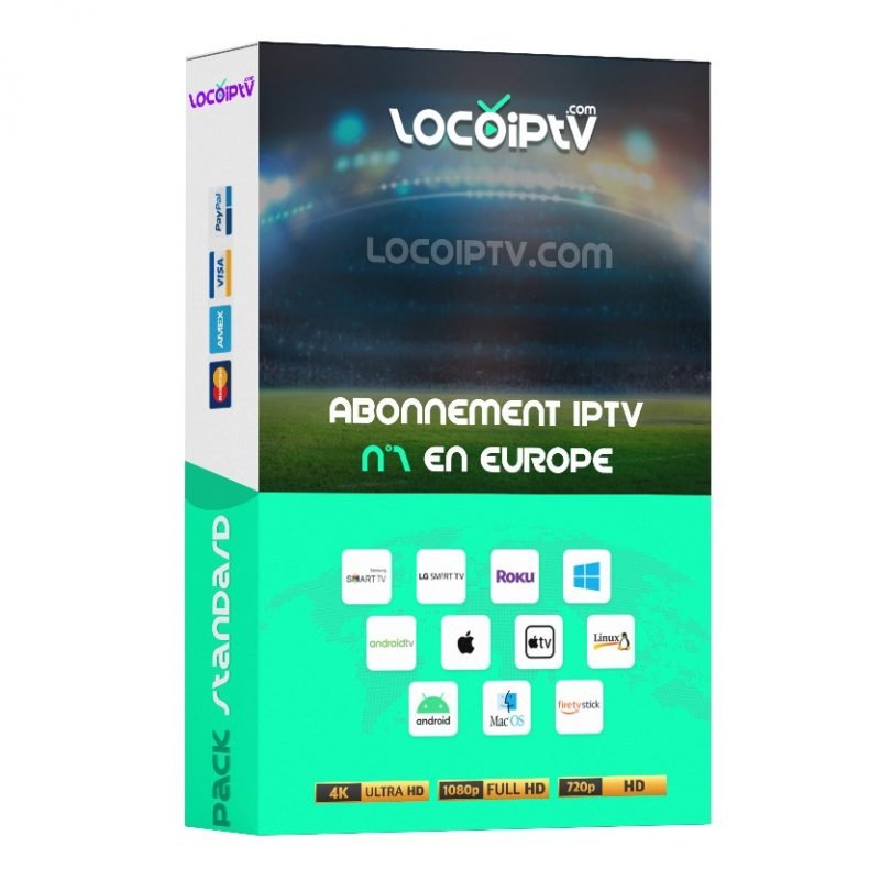 ABONNEMENT IPTV 12 MOIS STANDARD